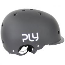 Casque Vélo Ply Plain Noir 55-58cm