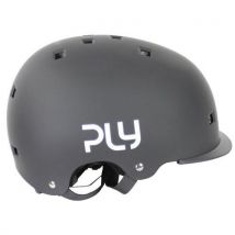 Casque Vélo Ply Plain Noir 48-54cm