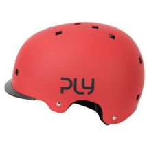 Casque Vélo Ply Plain Rouge 59-61cm