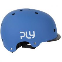 Casque Vélo Ply Plain Bleu 55-58cm
