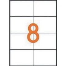 Apli - Boîte 800 Étiquettes Adhésives Blanc 105x74 mm - Multi Usage A4 - Recyclable