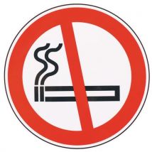 Panneau Défense De Fumer - Adhésif 200 Mm