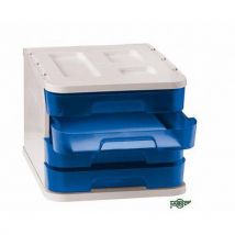 Bloc 4 Tiroirs Bleu Recyclable