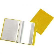 Purple - Reliure plastique A4 Jaune 20 volets - 40 vues - Polypropylène - Classement et archivage