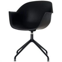 Chaises Moon Pied Noir Assise Noire