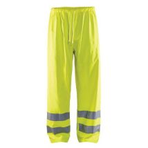 Blaklader - Pantalon de pluie haute visibilité jaune fluo - Taille 4XL - EN 343 - 100% polyester
