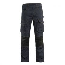 Pantalon De Travail Services Denim Stretch 2d Marine/noir Taille 54c - Homme