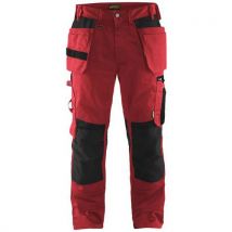 Pantalon De Travail Artisan Rouge/noir Taille 40c - Homme