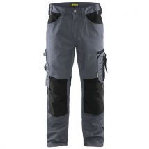 Pantalon De Travail Artisan Sans Poches Flottantes Gris/noir Taille 38 - Homme