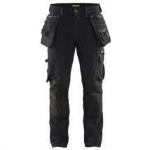 Pantalon De Travail X1900 Artisan Stretch 4d Noir Taille 40l