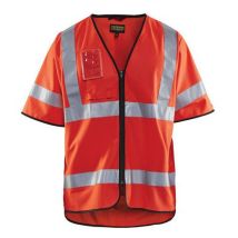 Gilet Haute Visibilité Rouge Fluorescent Taille Xs/s