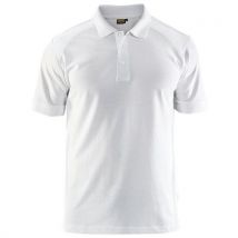 Polo Piqué Blanc Taille Xxl - Homme