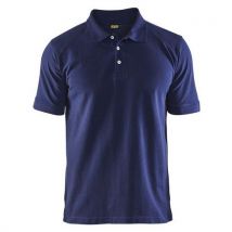 Polo Piqué Marine Taille S - Homme