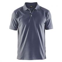Polo Piqué Gris Taille Xxxl - Homme