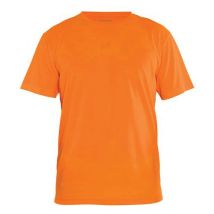 T-shirt Technique Anti-uv Orange Fluorescent Taille M - Homme