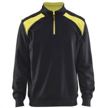 Sweat Col Camionneur Bicolore Taille L