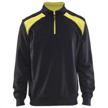 Sweat Col Camionneur Bicolore Taille M