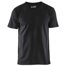 T-shirt Col V Noir Taille S - Homme