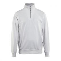 Sweat Col Camionneur Blanc Taille M