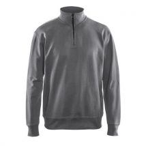 Sweat Col Camionneur Gris Taille L