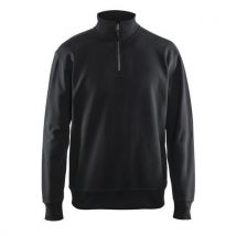 Sweat Col Camionneur Noir Taille M