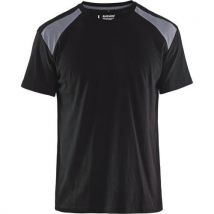T-shirt Noir/gris Taille 4xl - Homme