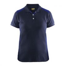 Polo Femme Marine/bleu Roi Taille S
