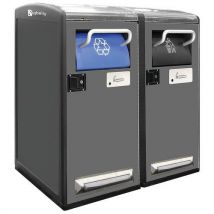 Double Poubelle Connectée Bigbelly Compacteur