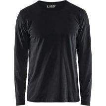 T-shirt Manches Longues Noir Taille Xxxl - Homme