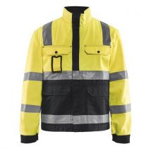 Veste Haute Visibilité Jaune Fluorescent/noir Taille Xl - Unisexe
