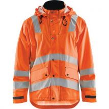 Veste De Pluie Haute Visibilité Niveau 3 Orange Taille 4xl - Unisexe