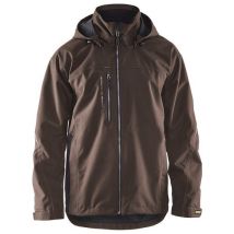 Veste De Travail Hardshell Marron/noir Taille L - Homme