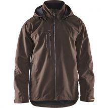 Veste De Travail Hardshell Marron/noir Taille M - Homme