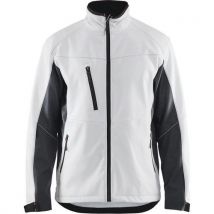 Veste Softshell Blanc/gris Foncé Taille Xs - Homme