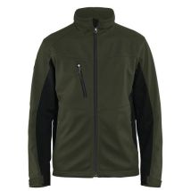 Veste Softshell Vert Olive/noir Taille Xs - Homme
