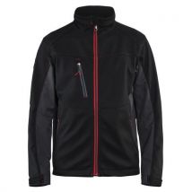 Veste Softshell Noir/rouge Taille L - Homme