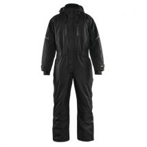 Combinaison De Travail Manches Longues À Capuche Hiver Noir Taille 50 - Unisexe