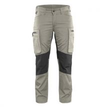 Pantalon De Travail Services Stretch Femme Beige/noir Taille 36