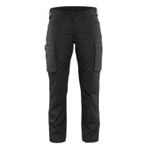Pantalon De Travail Services Stretch Femme Noir Taille 34