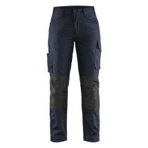 Blaklader - Pantalon de travail stretch femme marine foncé/noir - Taille 42 - Confort & Durabilité - EPI