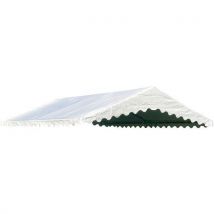 Trigano Collectivités - Toit pour Tente Super Plein Air 8x8m Blanc - Polyester M2 - Idéal pour Événements Extérieurs