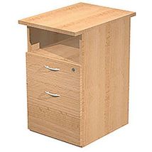 Artarredi - Caisson de bureau 2 tiroirs Fast - Hêtre - 60cm Profondeur - Éco-responsable