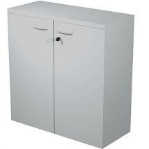 Meuble Bas Fast À Portes Coulissantes - Gris