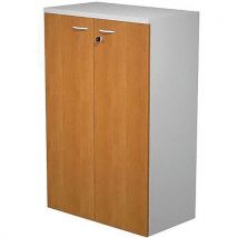 Meuble Mi-haut Fast Portes Verre Avec Serrure -p44cm-aulne
