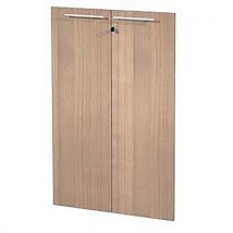 Jeu De Portes Royal Pour Armoire Mi-haute - Noyer