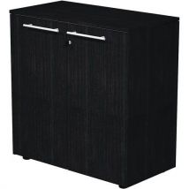 Armoire Basse À 2 Portes Royal - Noir