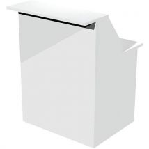 Banque D'accueil À Module Haut Welcome - 80 Cm - Blanc