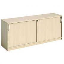 Meuble Bas Visual À Portes Coulissantes - Chêne