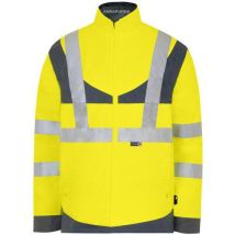 T2S - Gilet de froid haute-visibilité Annapurna Jaune/Marine XL - Polyester 200g/m² - Norme ISO 20471 Classe 3