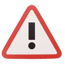 Aimants Lean Management Attention Rouge/blanc